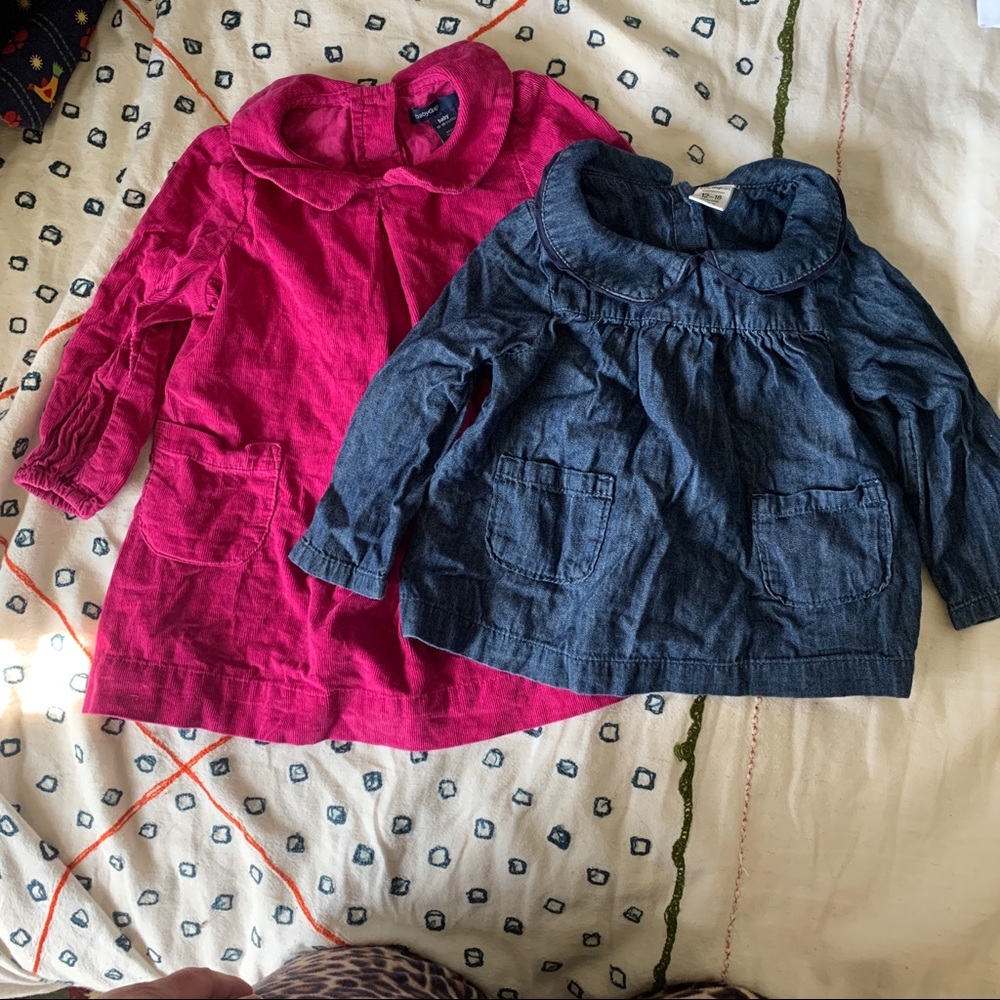 Gap baby Peter Pan collar dress/blouse bundle